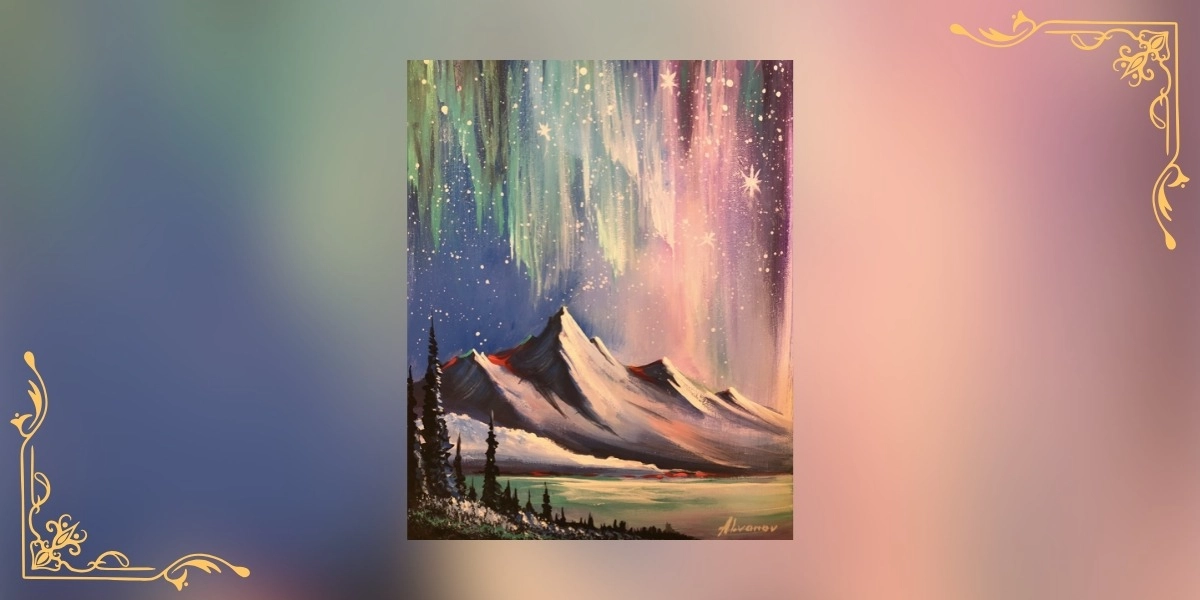 Event image for Paint Night - Northern Lights Show