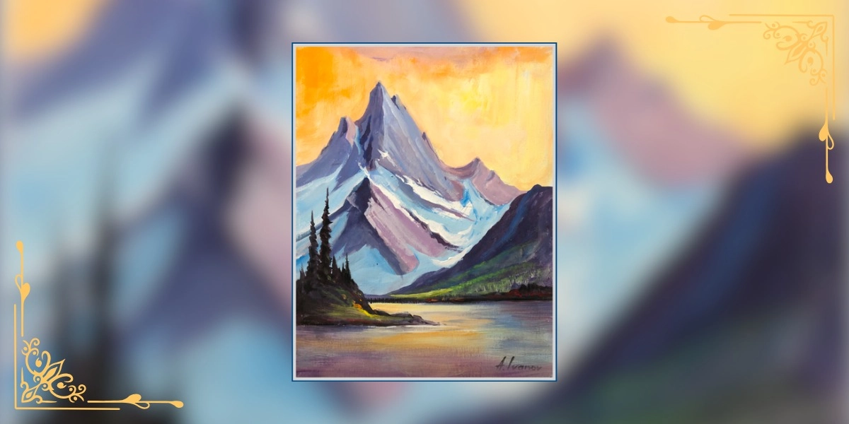 Event image for Paint Night - Sunset in Mountains