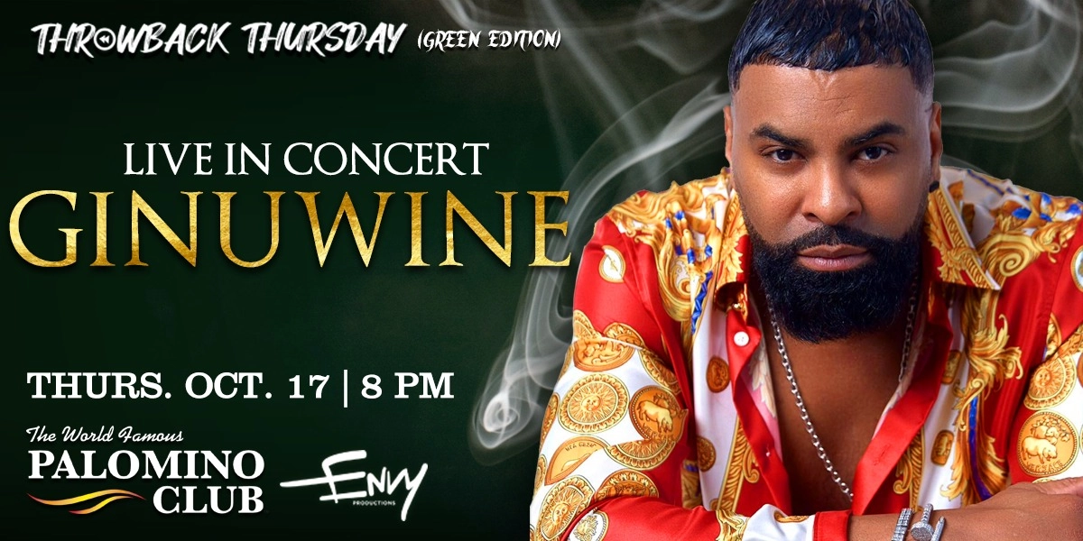 Event image for GINUWINE Live at The Palomino Club