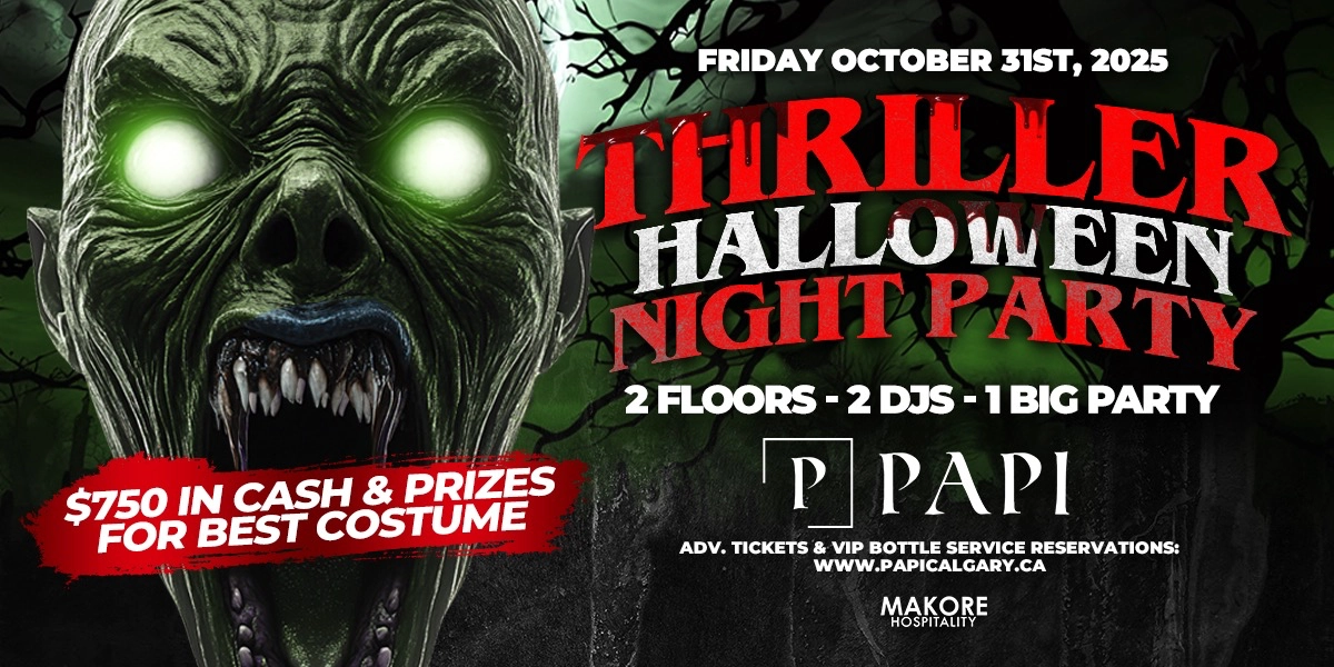 Event image for THRILLER: HALLOWEEN NIGHT AT PAPI