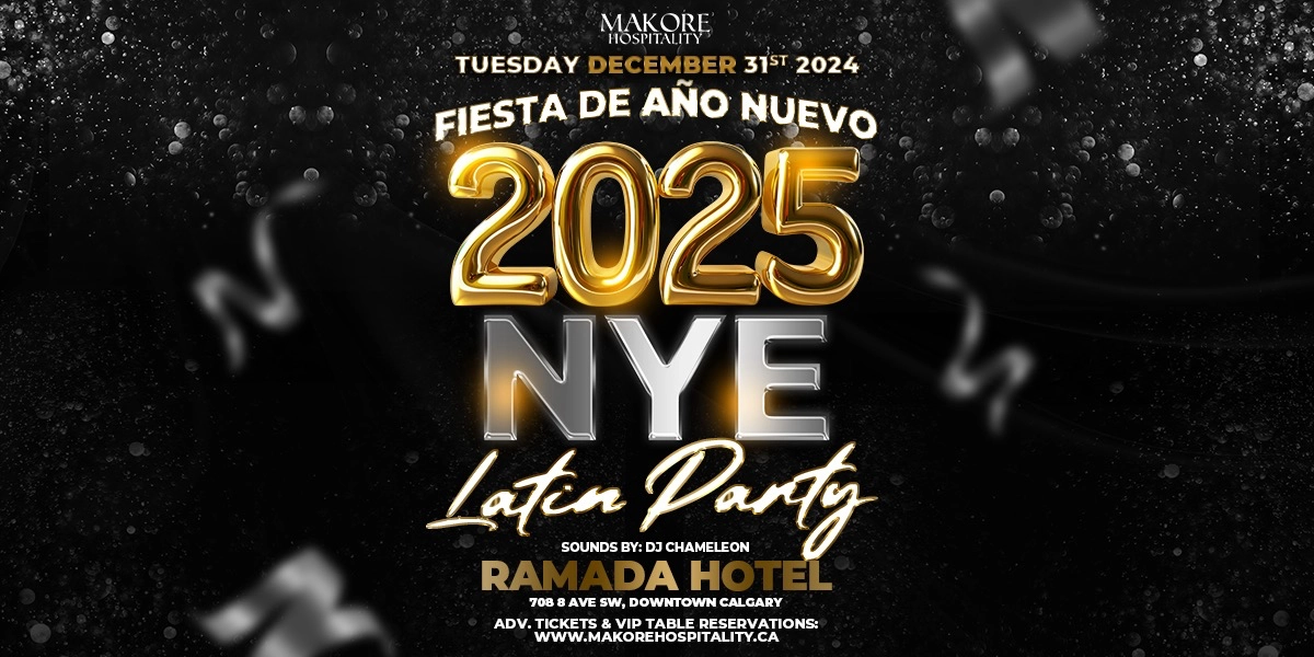 Event image for LATIN NYE 2025 AT RAMADA HOTEL