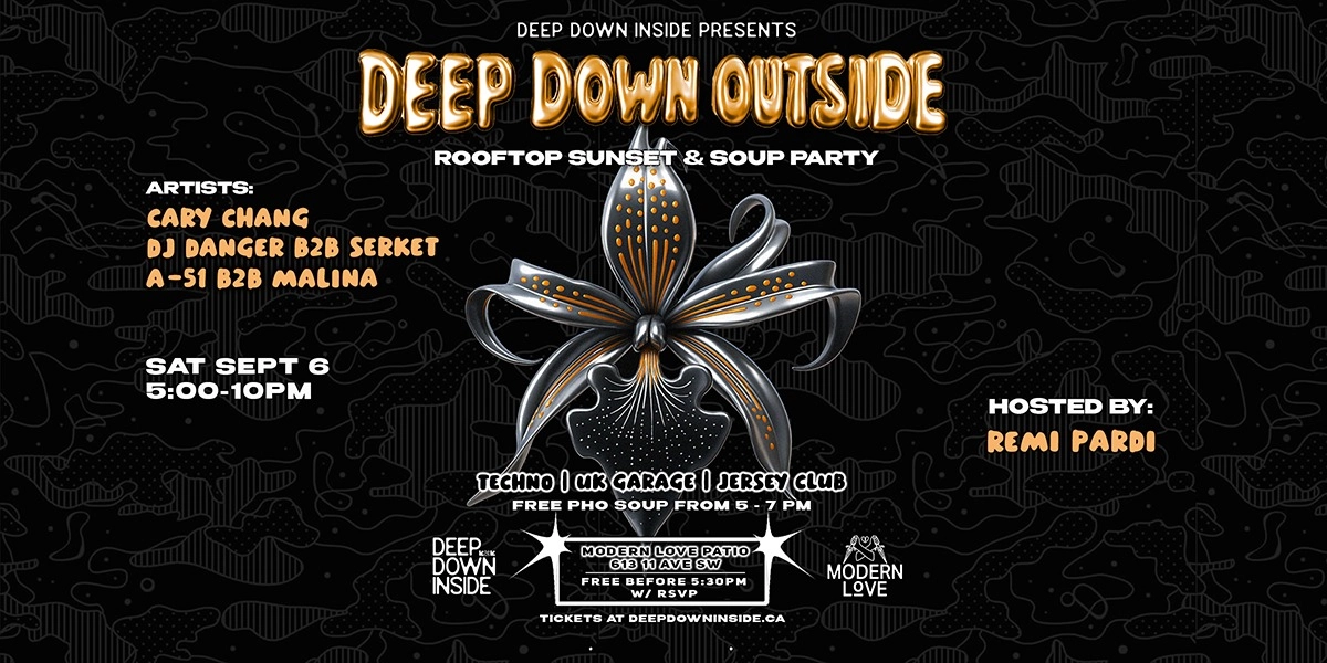Event image for DEEP DOWN OUTSIDE : ROOFTOP SUNSET & SOUP PARTY