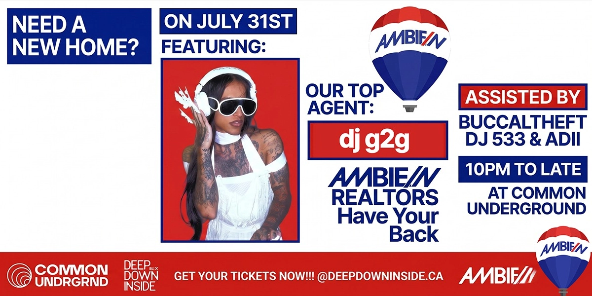 Event image for DJ g2g w/ Buccaltheft, DJ 533 and ADII