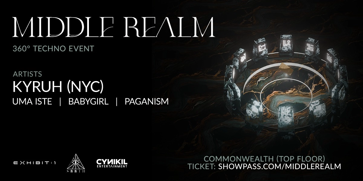 Event image for MIDDLE REALM : 360° Techno Event