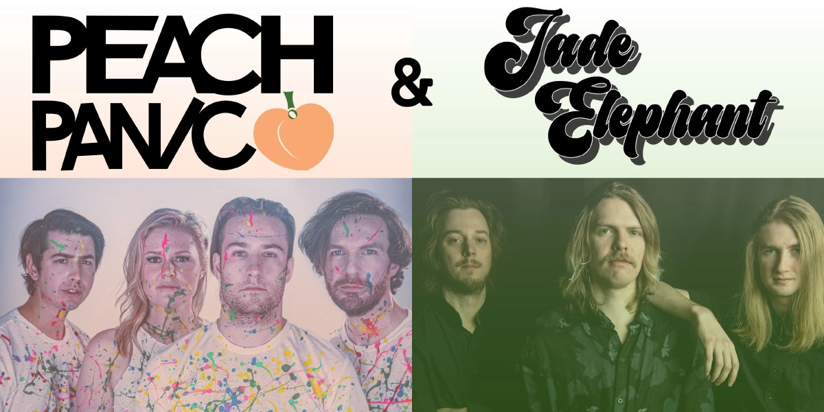 Event image for Jade Elephant & Peach Panic at Heller Good