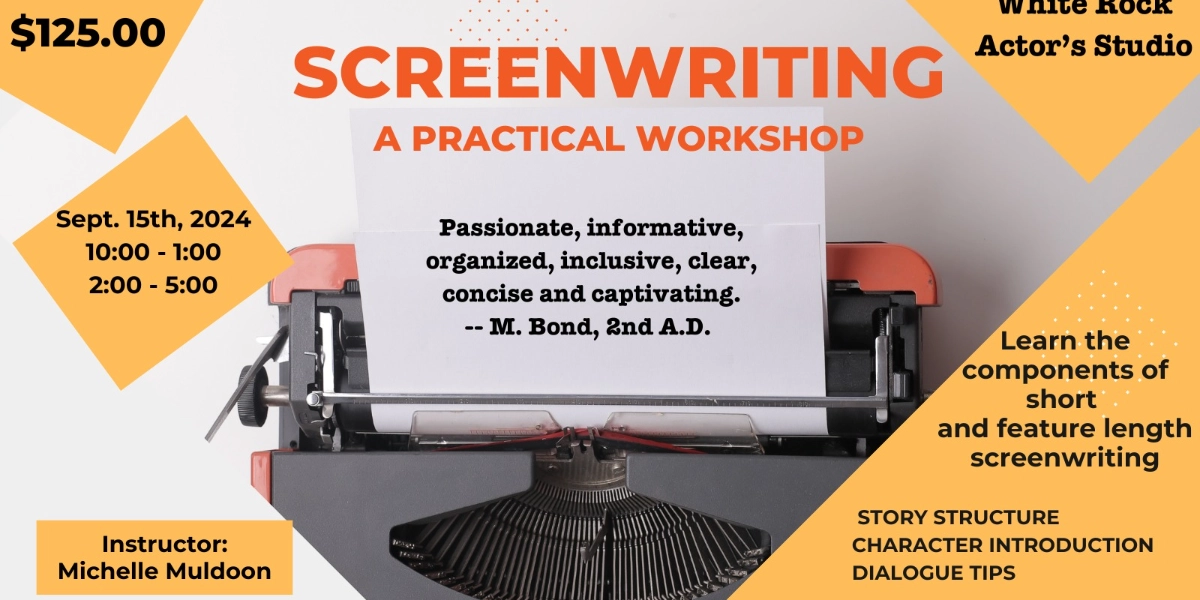 Event image for SCREENWRITING WORKSHOP