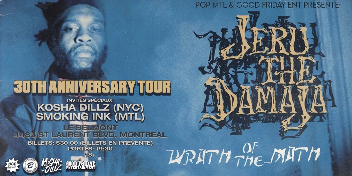 Event image for Jeru The Damaja (NYC) En Concert á Montréal