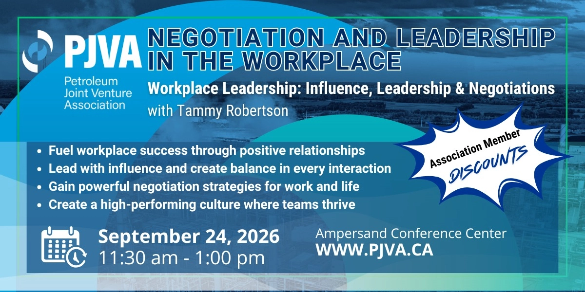 Event image for PJVA LUNCHEON: Negotiation and Leadership in the Workplace