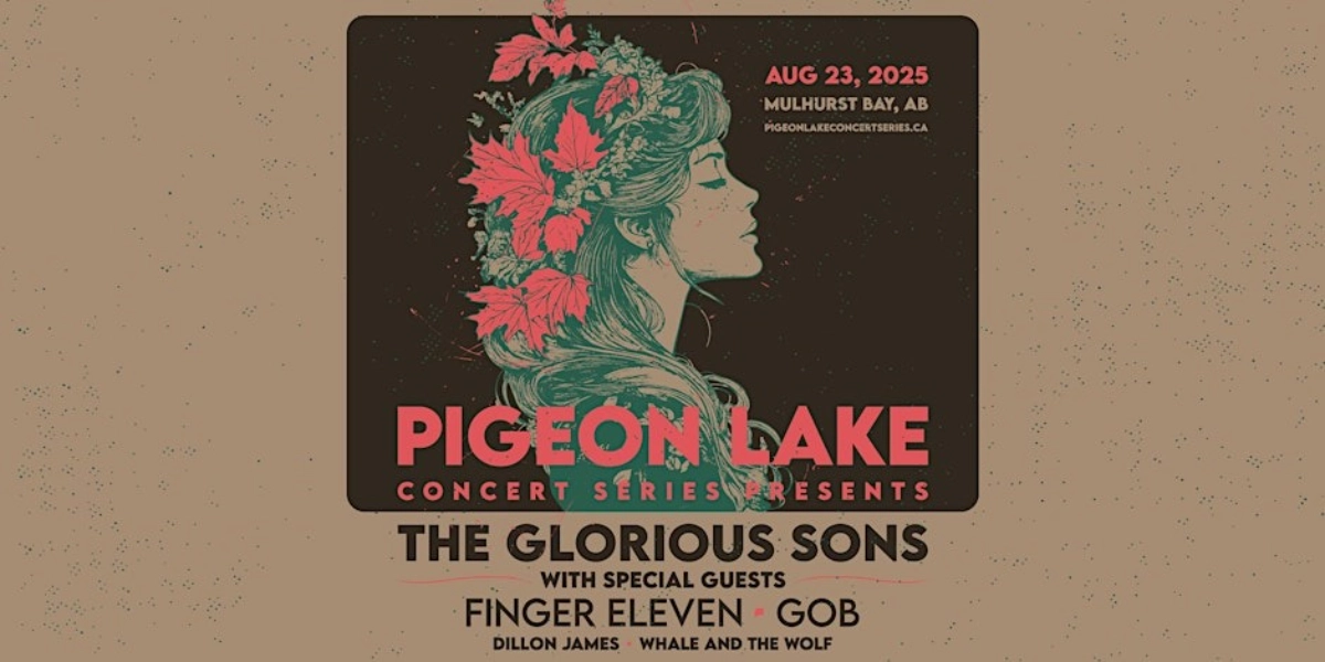Event image for Pigeon Lake Concert Series Presents The Glorious Sons With Special Guests