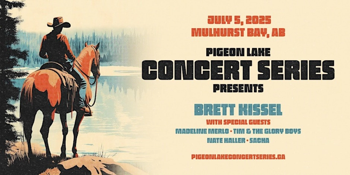 Event image for Pigeon Lake Concert Series Presents Brett Kissel With Special Guests