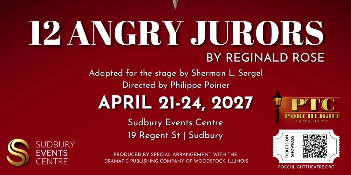Event image for 12 ANGRY JURORS by Reginald Rose