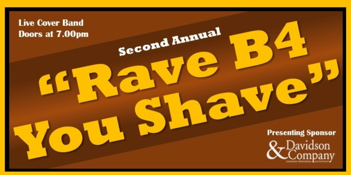 Event image for "Rave B4 You Shave" 2019 - Movember Fundraiser