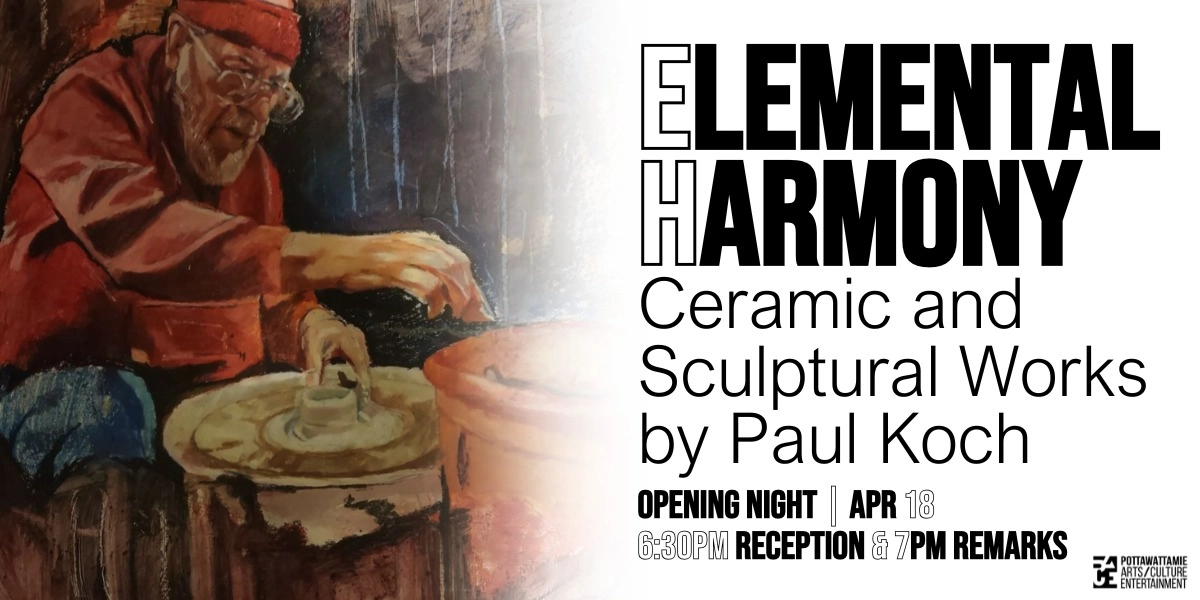 Event image for Elemental Harmony: Ceramic and Sculptural Works by Paul Koch