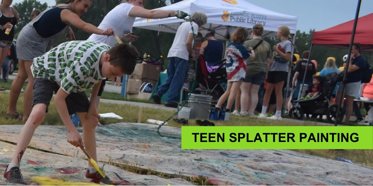 Event image for Teen Splatter Painting (Ages 13-20)