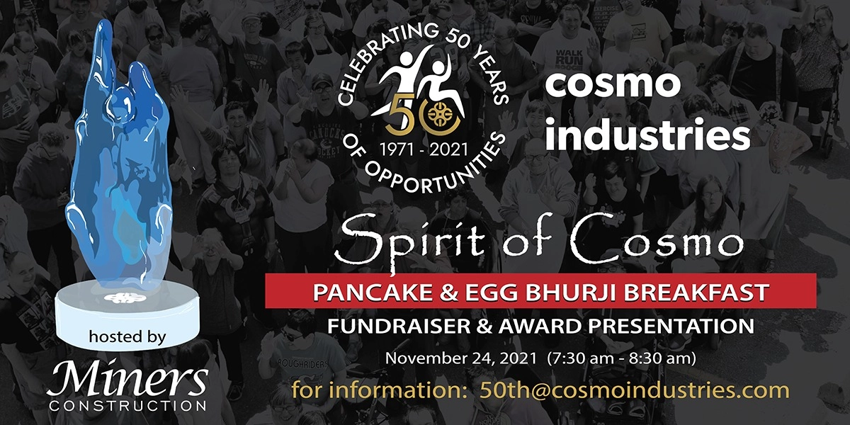 Event image for Spirit of Cosmo Pancake and Egg Bhurji Breakfast