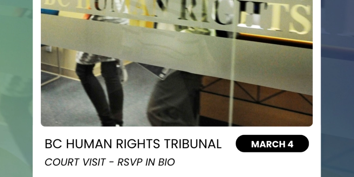 Event image for BC Human Rights Tribunal Visit