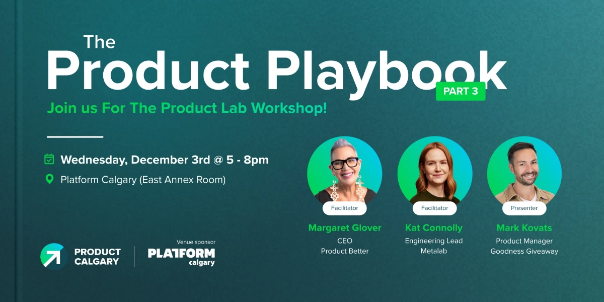 Event image for The Product Playbook (Part 3 of 3)