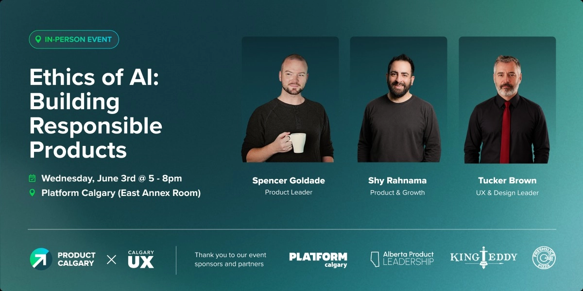 Event image for The Ethics of AI: Building Responsible Products