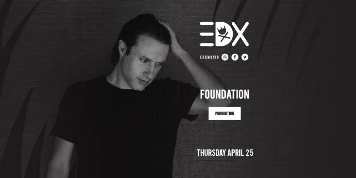 Event image for EDX at Prohibition | Thu April 25
