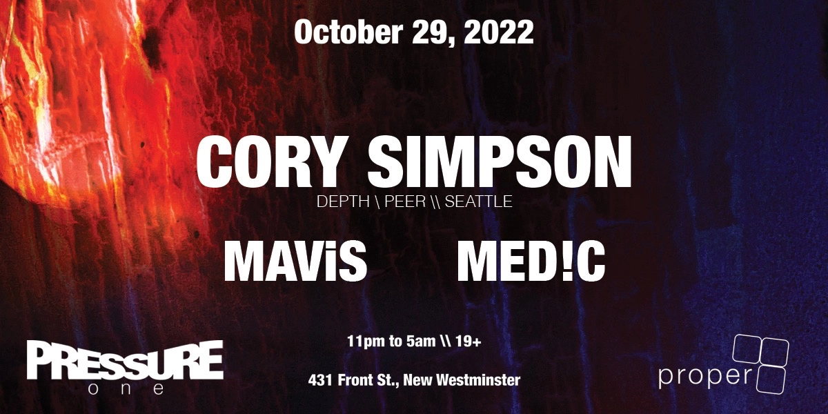 Event image for Pressure One: Cory Simpson