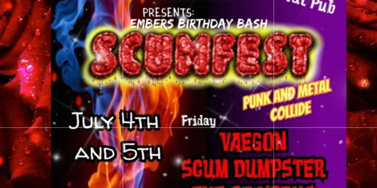 Event image for SCUMFEST PUNK AND METAL COLLIDE