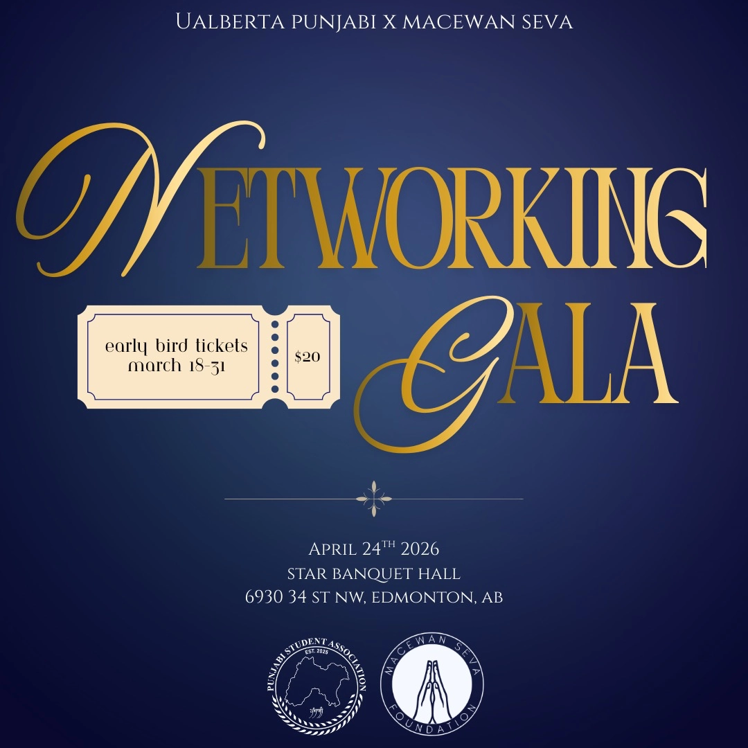 Event image for Networking Gala - Punjabi Student Association x MacEwan Seva