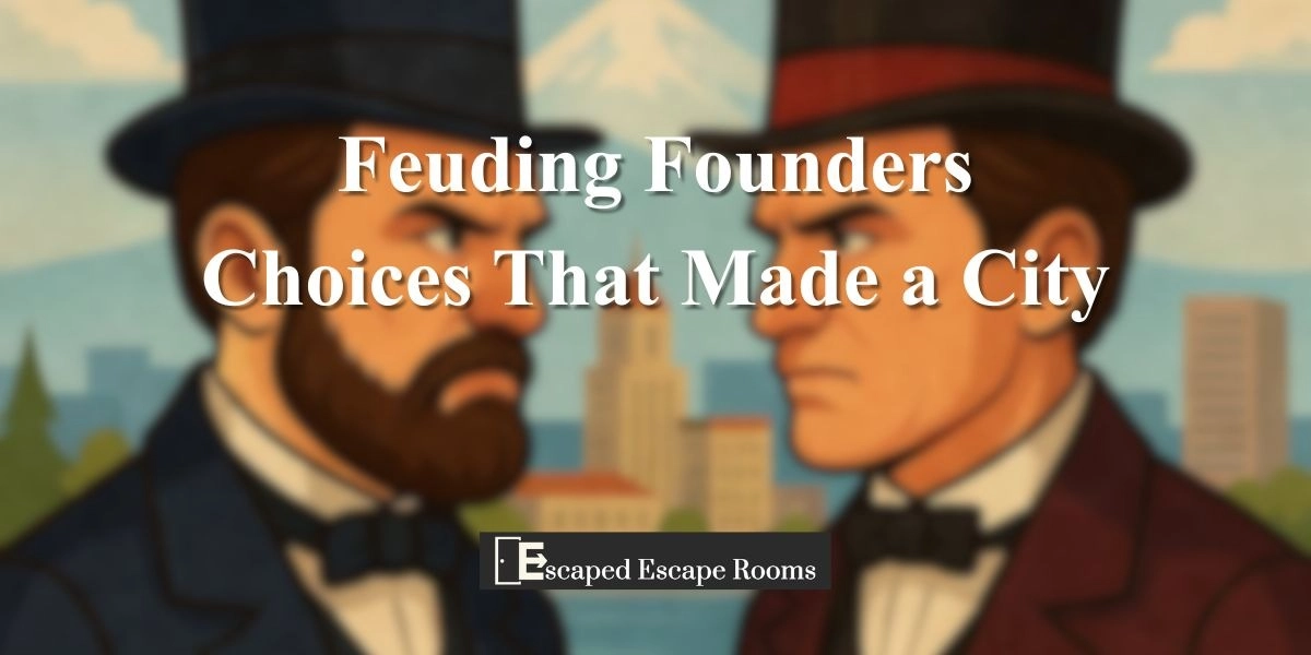 Event image for Feuding Founders: Choices That Made A City
