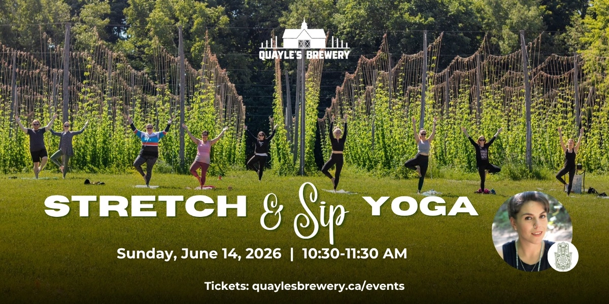Event image for Stretch & Sip at Quayle's