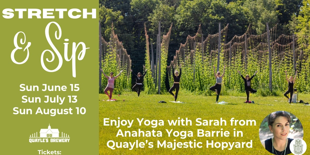 Event image for Stretch & Sip at Quayle's