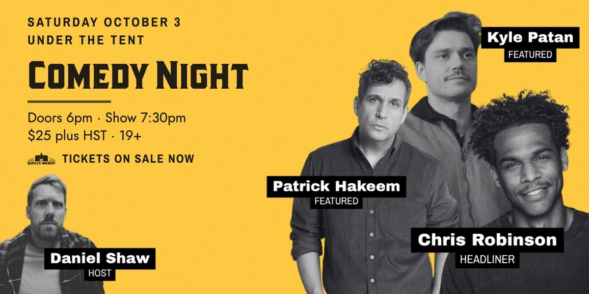 Event image for Comedy Night under the Big Tent - Saturday, October 3, 2026