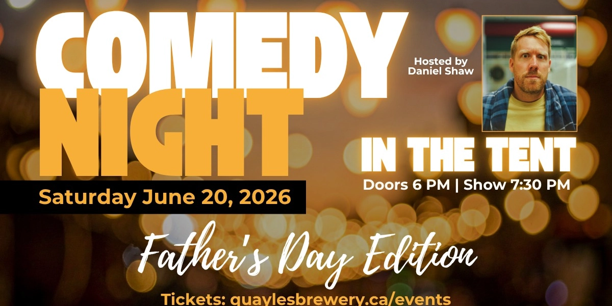 Event image for Comedy Night under the Big Tent - Father's Day Theme - Saturday, June 20, 2026