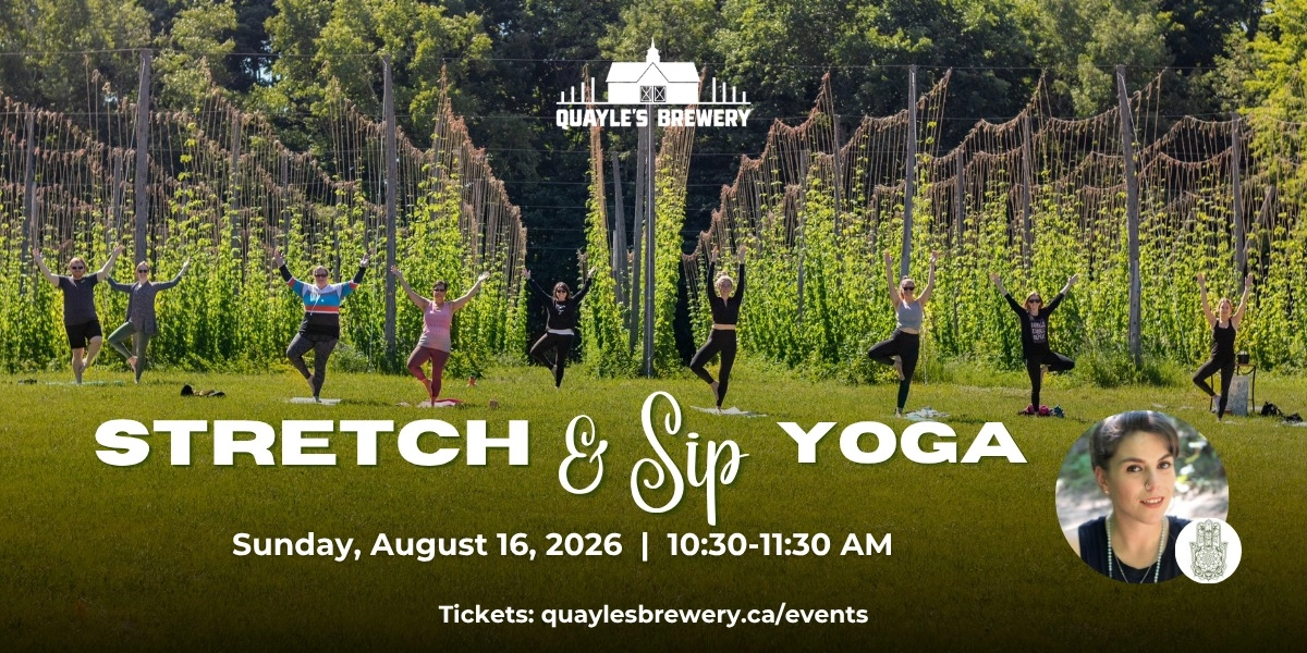 Event image for Stretch & Sip at Quayle's