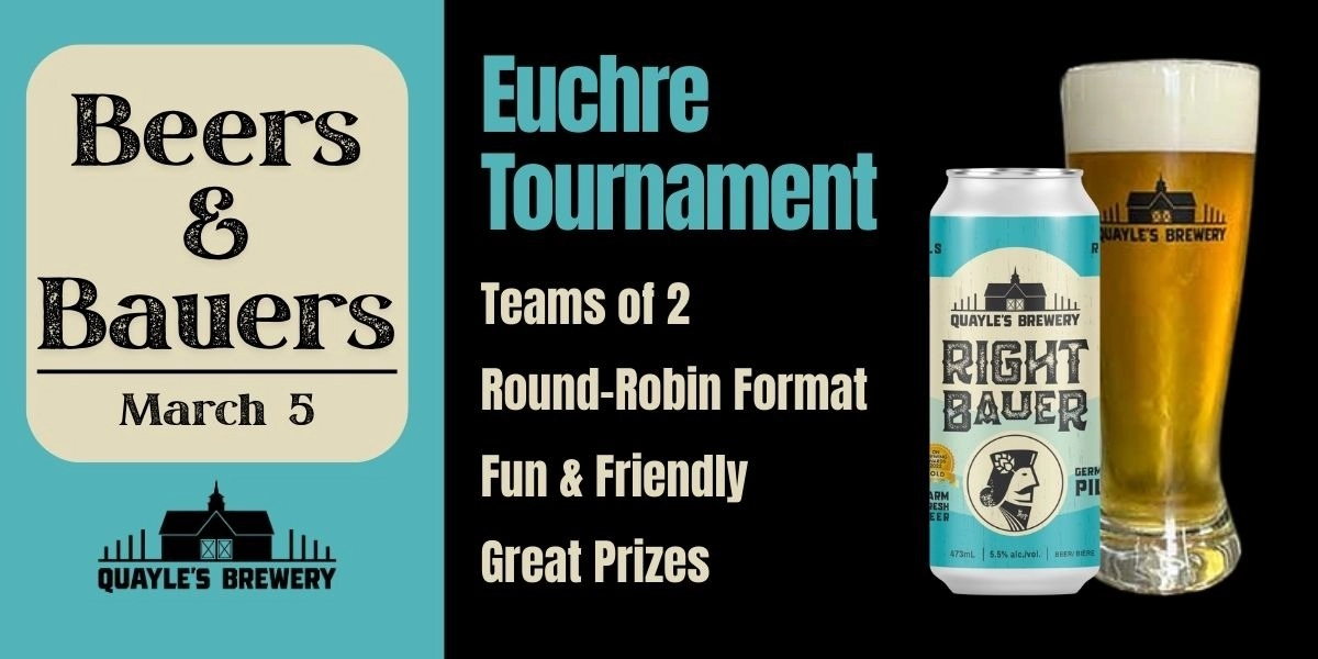 Event image for Euchre Tournament @ Quayle's