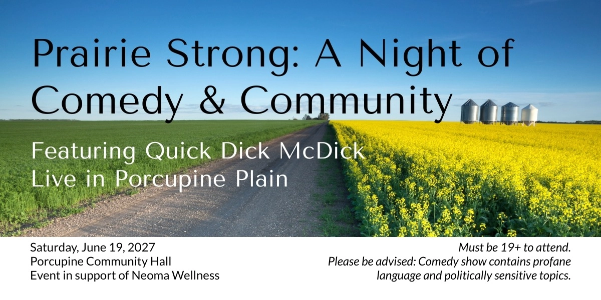 Event image for Prairie Strong: A Night of Comedy & Community
