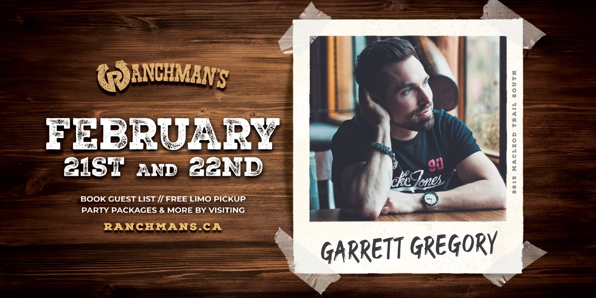 Event image for EARLY BIRD ENTRY - GARRETT GREGORY