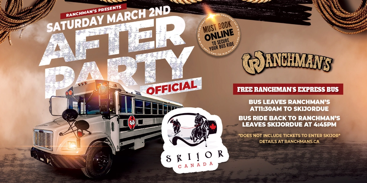 Event image for Ranchmans FREE Skijordue Millarville Bus Ticket
