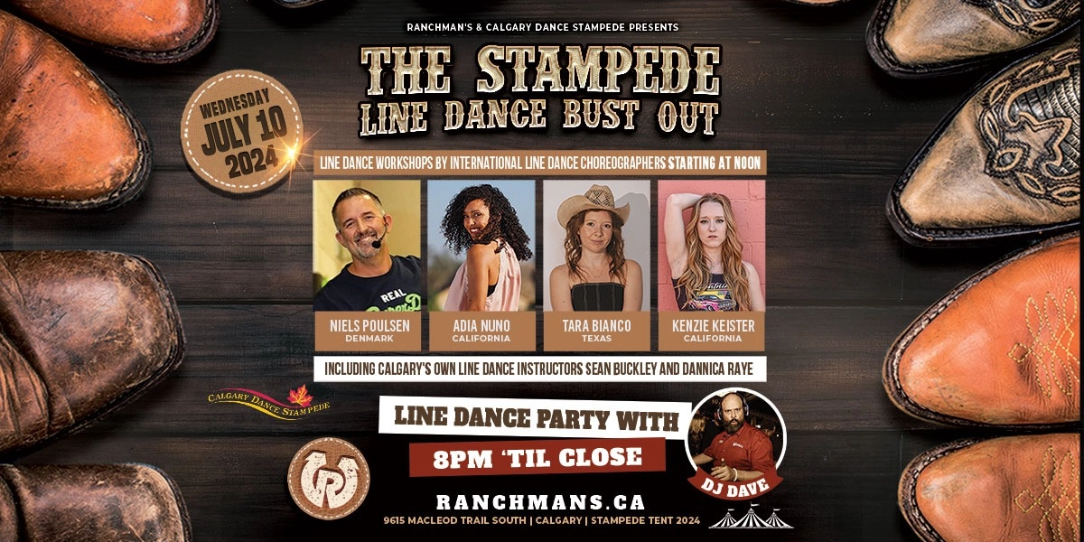 Event image for THE STAMPEDE LINE DANCE BUST OUT