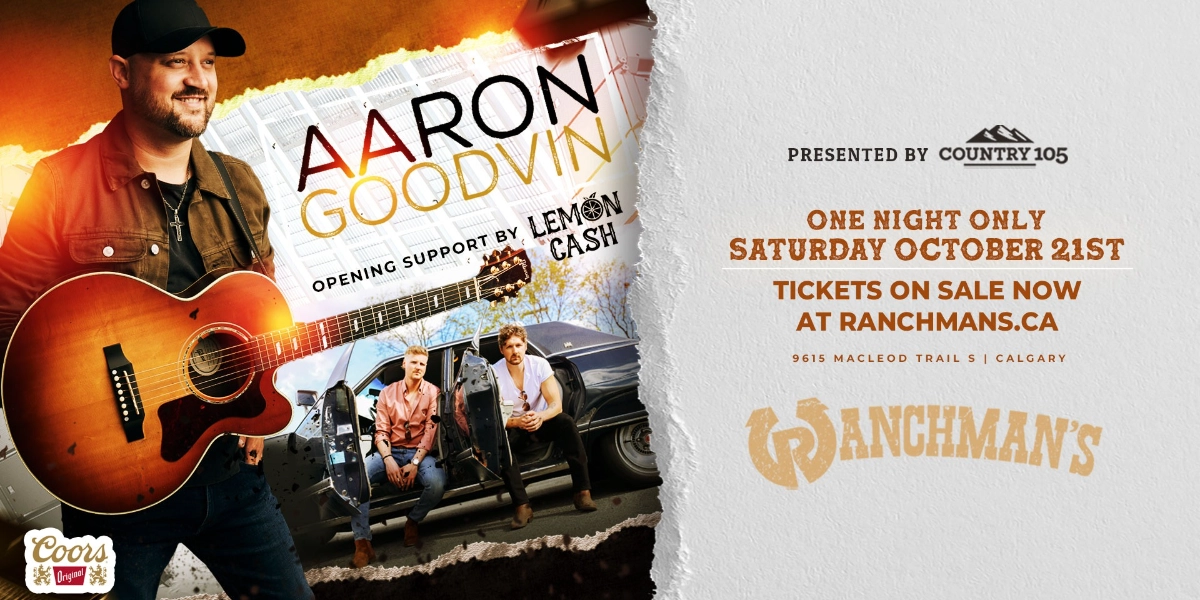 Event image for RANCHMANS PRESENTS: AARON GOODVIN