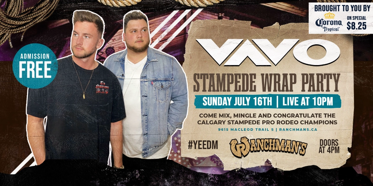 Event image for FREE VAVO STAMPEDE WRAP UP PARTY!