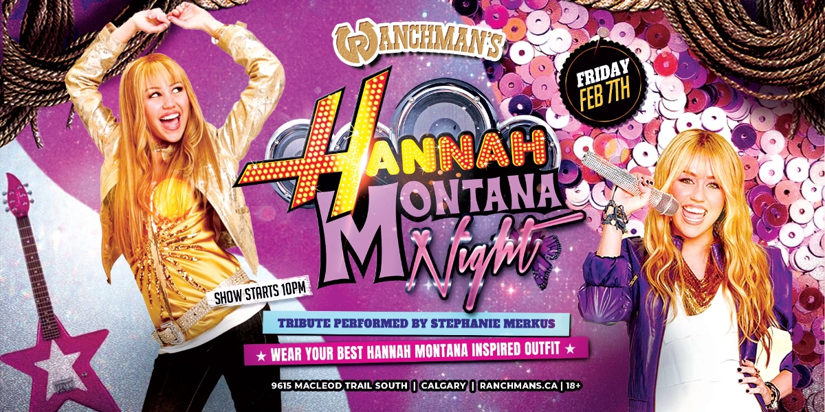 Event image for EARLY BIRD ENTRY - HANNAH MONTANA NIGHT