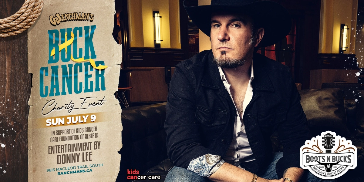 Event image for RANCHMANS BOOTS & BUCKS: DONNY LEE - BUCK CANCER | JULY 9