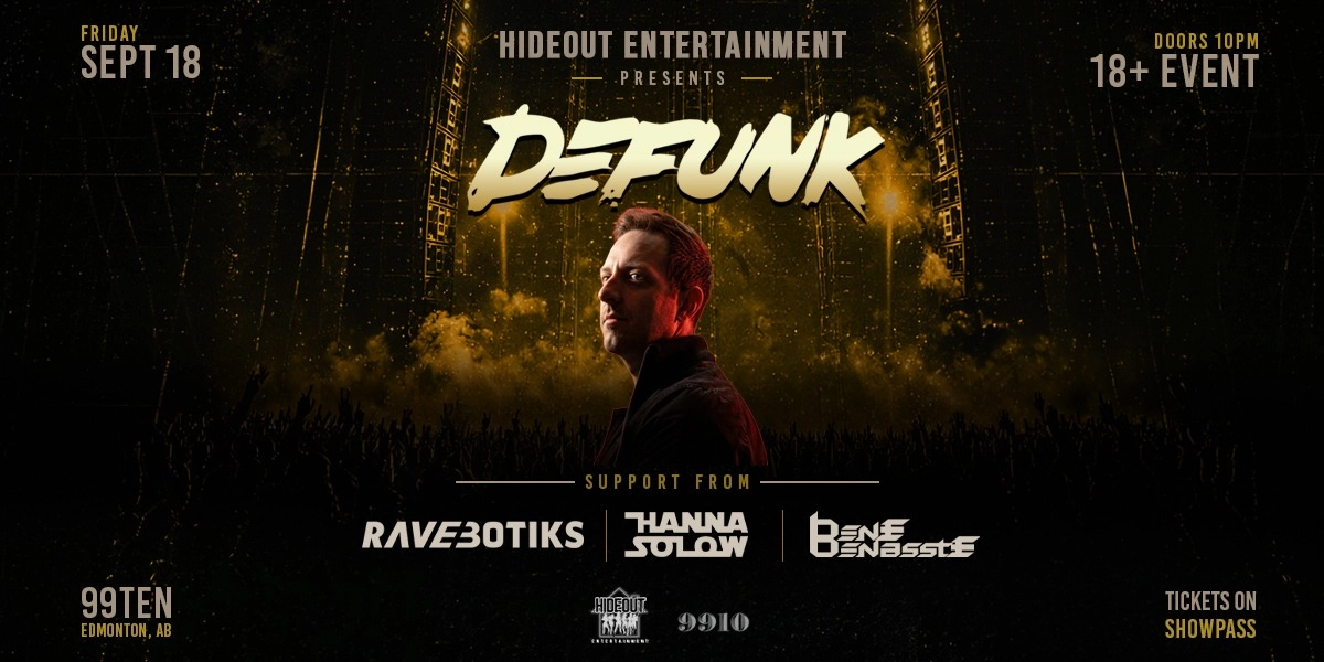 Image d'événement pour Hideout Entertainment Presents: DEFUNK