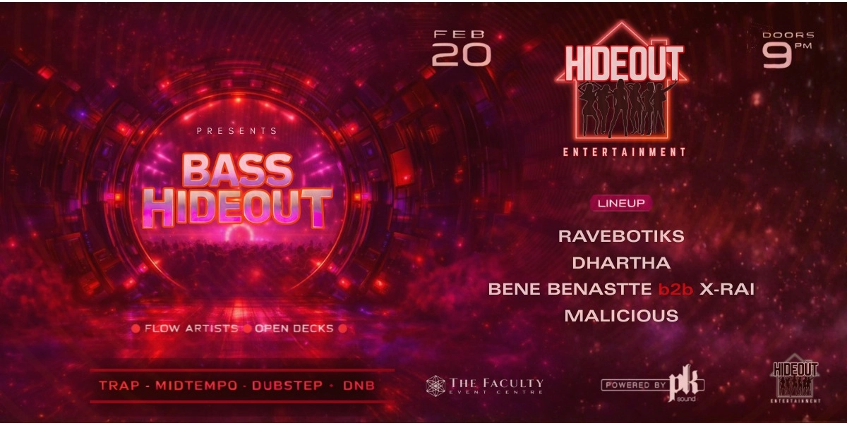 Event image for Hideout Entertainment Presents: BASS HIDEOUT