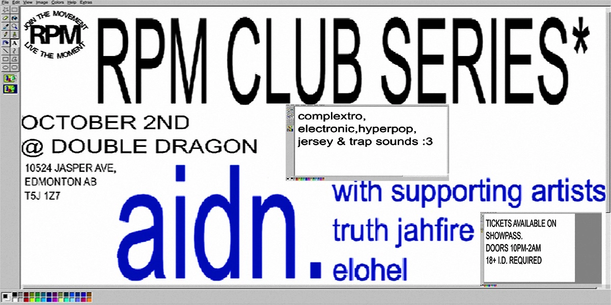Event image for RPM Club Series ft. Aidn. + Support