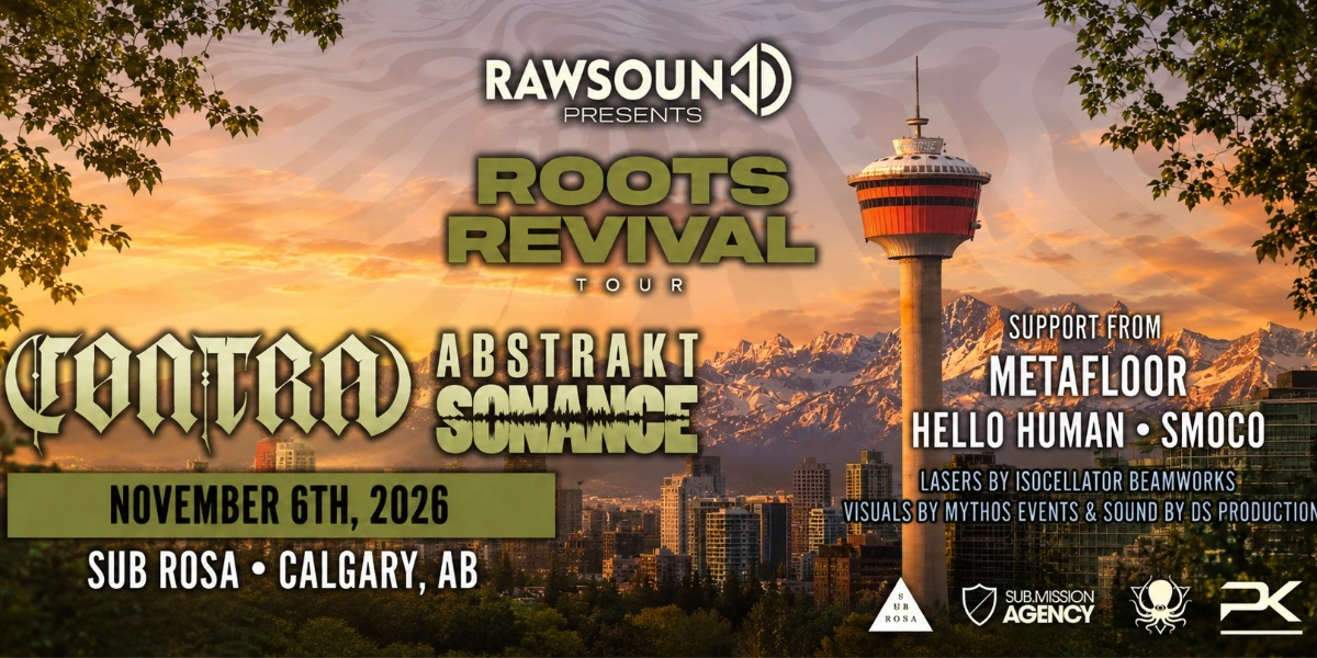 Event image for Rawsound Presents: Roots Revival Tour — CØNTRA & ABSTRAKT SONANCE