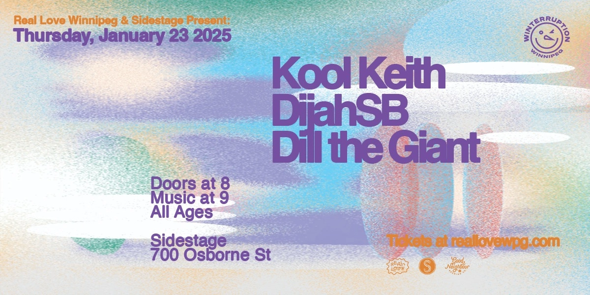 Event image for Kool Keith w/ DijahSB & Dill the Giant