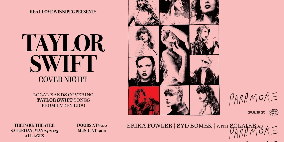 Event image for Taylor Swift Cover Night w/ Erika Fowler & Syd Bomek + Solaire as Paramore