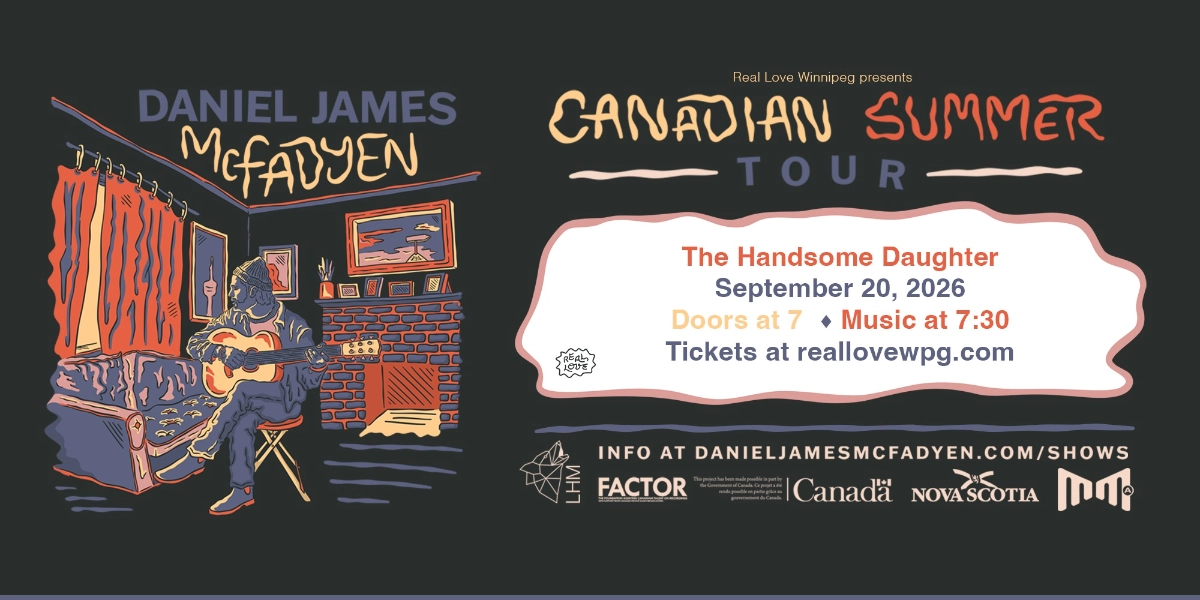 Event image for Daniel James McFadyen (Halifax) LIVE at The Handsome Daughter