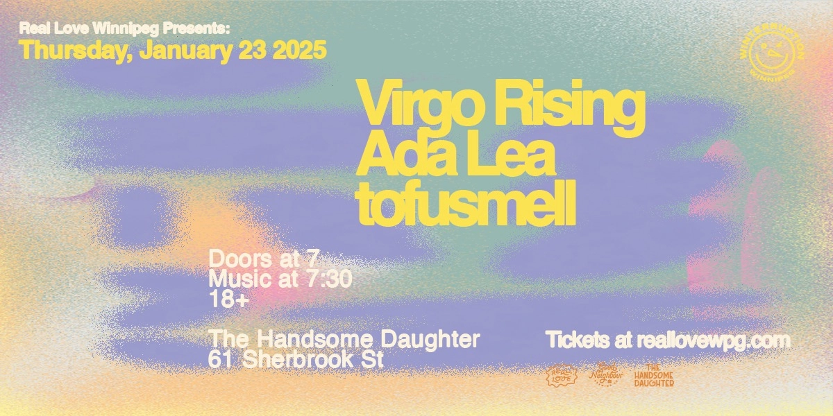 Event image for Virgo Rising & Ada Lea w/ tofusmell