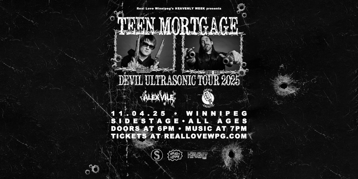 Event image for TEEN MORTGAGE in Winnipeg with Alex Vile & Death Cassette